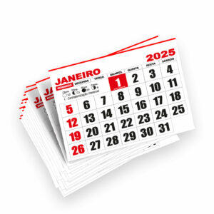 Bloco de Calendário 195x135 mm 2025