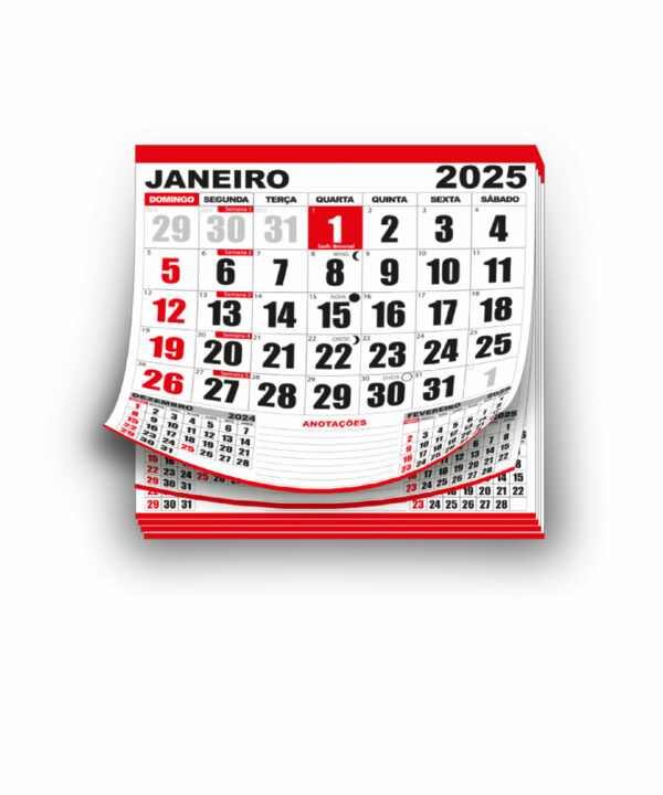 Bloco de Calendário