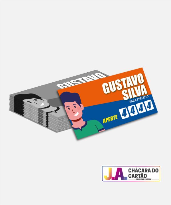 Cartão de visita colinha