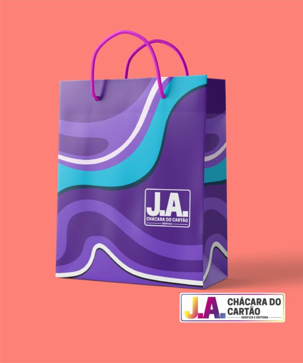 sacolas de papel personalizada